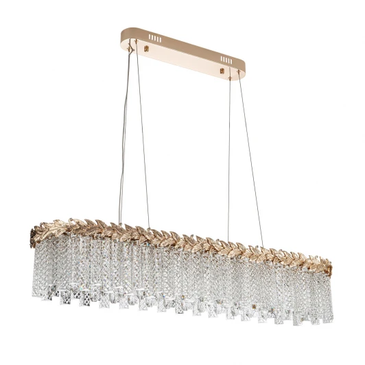 ML.8250.1100 GD Подвесная люстра светодиодная хрустальная Modelux ML.8250.1100 GD