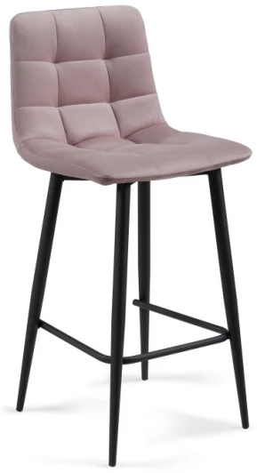 511411 Полубарный стул Woodville Чилли К розовый / черный 511411
