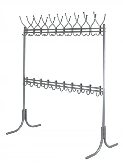 009747 Вешалка напольная М 12М металлик Mebelik 009747
