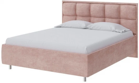 1908934 PROxSON Кровать Chessy без основания (Ткань: Велюр Лофти Мокко) 140x190