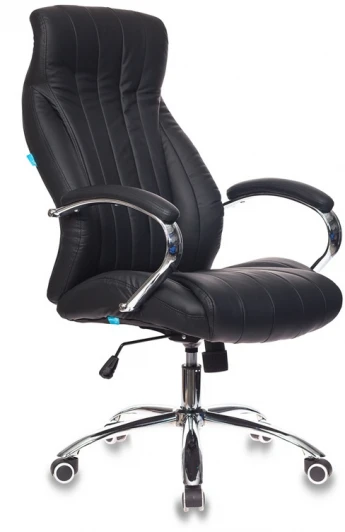 CH-S870/BLACK Кресло руководителя Бюрократ CH-S870 черный искусственная кожа крестовина металл хром