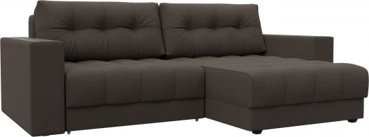 128451 Диван угловой с декором Лига-049 НПБ Лига Диванов (Рогожка) арт.128451