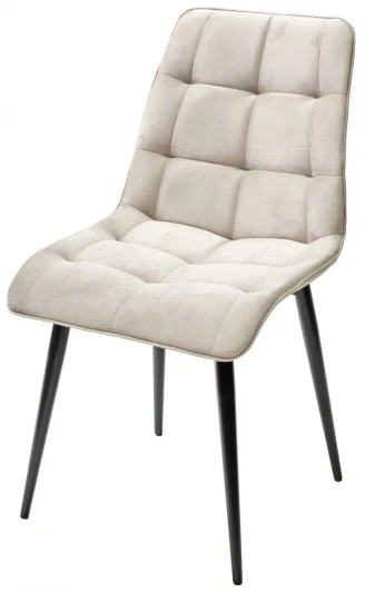 461MC04627 Стул CHIC-Q латте #25, велюр / черный каркас