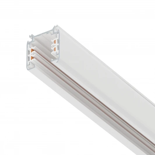 504025-F Шинопровод трехфазный накладной четырехконтактный Lightstar Quattro 504025-F 2 метра 220V стыковочными пазами (плоские медные жилы)