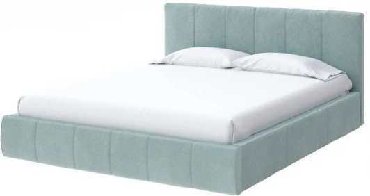 1925988 PROxSON Кровать Varna Grand без основания (Ткань: Велюр Monopoly Мятный лёд (670)) 160x200