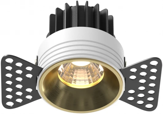 DL058-7W3K-TRS-BS Встраиваемый светильник под гипсокартон Maytoni Round DL058-7W3K-TRS-BS (LED, 220V, круглые)