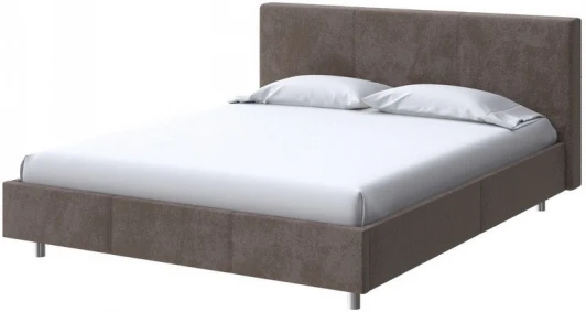 2015981 PROxSON Кровать Novo (Ткань: Велюр Casa Кофейный) 90x200