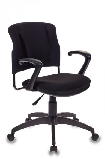 CH-323PL/BLACK Кресло Бюрократ CH-323PL черный 26-28 крестовина пластик