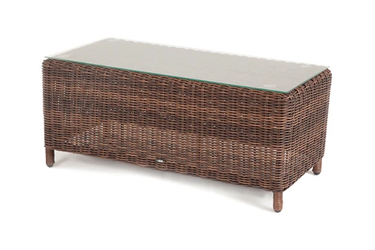 YH-S4517W-1 brown Столик журнальный из искусственного ротанга, цвет коричневый 4SIS Кон Панна YH-S4517W-1 brown