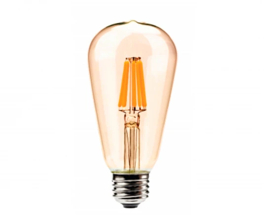 098646,33 Лампочка светодиодная груша желтая E27 6W 2700K Kink Light 098646,33