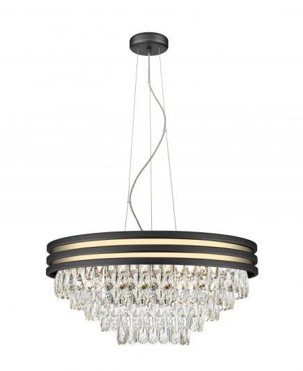 5521-7PL Подвесная люстра каскадная Simple Story 5521 5521-7PL (220V, хрусталь, на тросе)