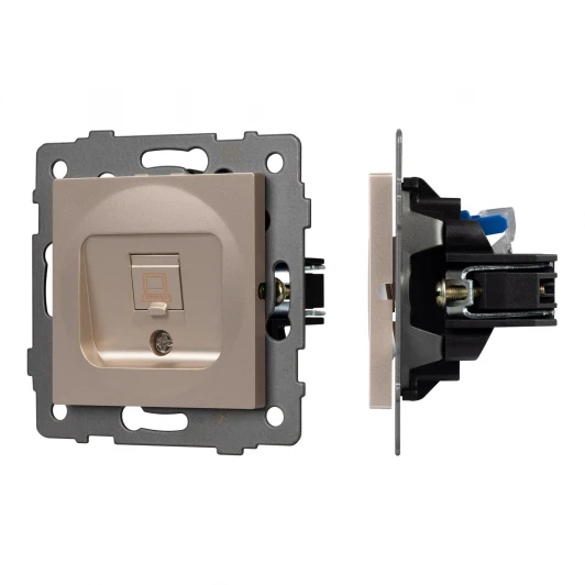 049849 Механизм компьютерной розетки SCT-MPC1-PL-GD-V (RJ-45, CAT6) (Arlight) 049849