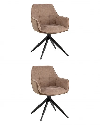 УТ000040971 Стул обеденный Alba коричневый спинка иск.кожа 2 шт. Stool Group УТ000040971