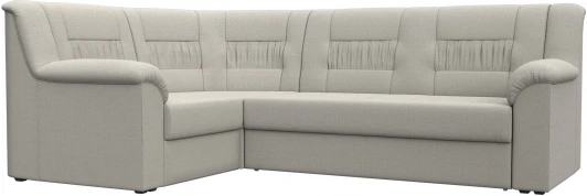 122829L Диван угловой Карелия левый угол (Бежевый/Рогожка) Лига Диванов арт.122829L