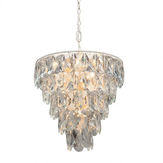 V5263-0/20+1 Подвесная люстра Vitaluce V5263-0/20+1 (220V, хрусталь, на цепи, круглые)