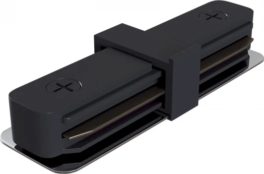 TRA001C-11B Коннектор прямой Unity черный (однофазный) Maytoni Technical TRA001C-11B (220V)