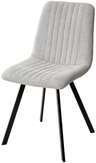 628M03803 Обеденный стул M-City ELVIS WZ2042-19 галечный серый/ черный каркас