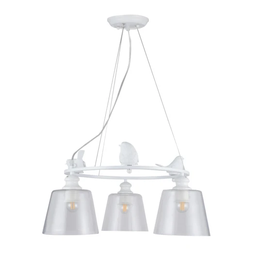 A4289LM-3WH Подвесная люстра Arte Lamp Passero A4289LM-3WH (220V, на тросе, птички)