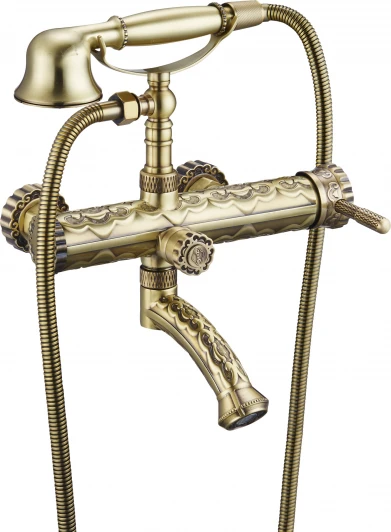 A 100W-BR Смеситель Zorg Antic A 100W-BR для ванны с душем