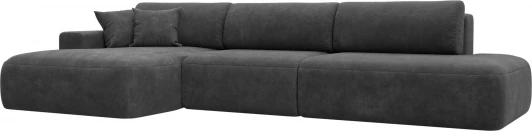 127745L Диван угловой Лига-036 НПБ Модерн Лонг левый угол Лига Диванов (Велюр) арт.127745L