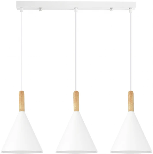 SLE1255-503-03 Светильник подвесной Evoluce Arket SLE1255-503-03 Белый/Белый E27 3*40W (220V, на проводе)