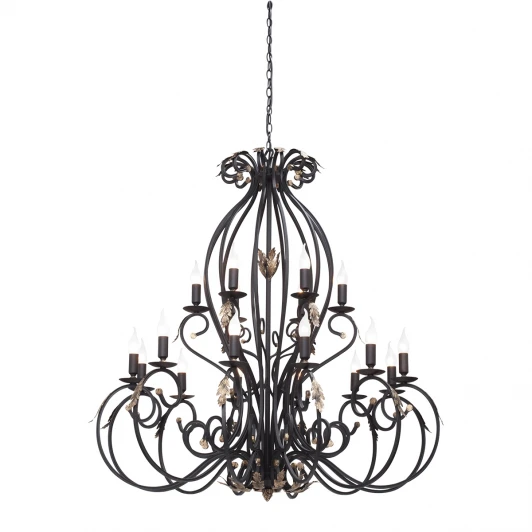 V1014/12+6 Подвесная люстра Vitaluce V1014/12+6 (220V, ковка, на цепи, свеча)