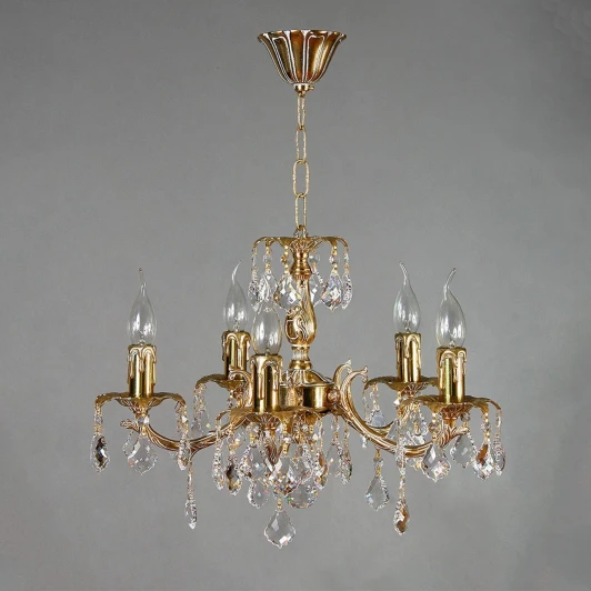 2226/5 WP New Leaf Подвесная люстра Ambiente by Brizzi Benisa 2226/5 WP New Leaf (220V, на цепи, подсвечник, свеча)