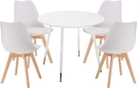 579069 Стол кухонный Woodville Мириела white