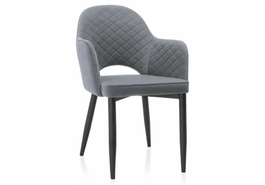 15041 Обеденный стул на металлокаркасе Woodville Vener gray 15041