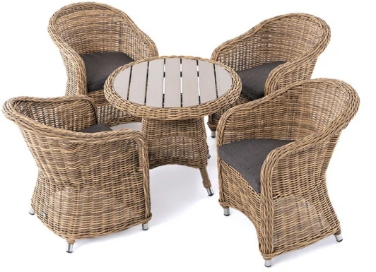 TS4T-5-SET "Тильда" обеденная группа детская плетеная 4SIS арт.УТ-00000385