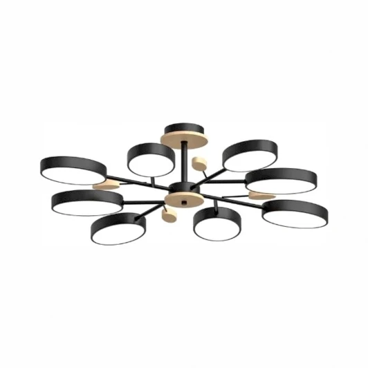 L3221-850 BK Потолочная люстра светодиодная на штанге LED4U LED4U L3221-850 BK