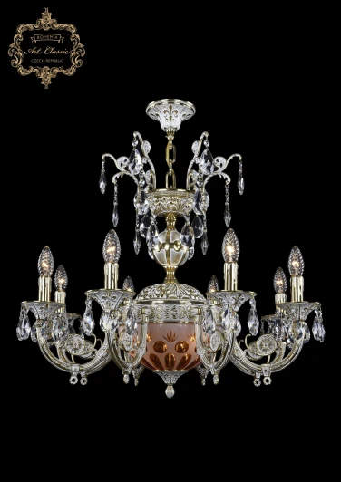 31.22.8.KR175SP.250IT.GW.Sp.Amber.White.1E Подвесная люстра Art Classic 31.22 31.22.8.KR175SP.250IT.GW.Sp.Amber.White.1E