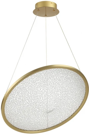 7047/41L Подвесной светильник Odeon Light Fuso 7047/41L бронзовый/металл/акрил LED 41W 3000K 220V (на проводе, круглые)