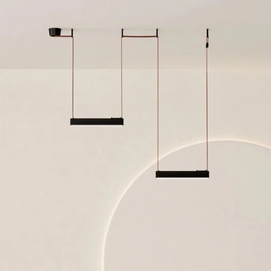 DK55SET23-01-BR Комплект ременной трековой системы Belty, светодиодные, с пультом управления, с регулировкой цветовой температуры 48V 12W Denkirs Belty SET DK55SET23-01-BR