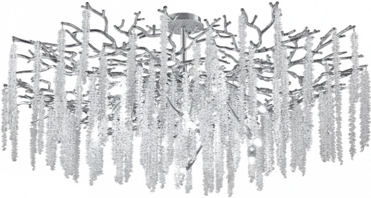 23111.1200.18.G9.A CR Потолочная люстра хрустальная на штанге Arte Milano Milano-1 23111.1200.18.G9.A CR (220V)