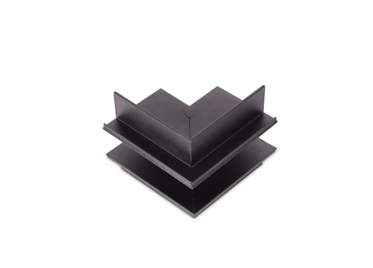 Outter corner InB M Внешний угол-соединитель для встраиваемого шинопровода, L80*W80*H52,5 мм, черный Donolux SPACE-Track system Outter corner InB M