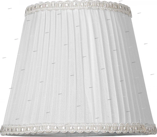 10141-1 Абажур Аврора, белый с бежевым