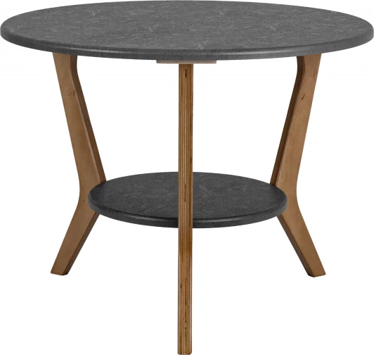 009314 Стол журнальный BeautyStyle 13 серый бетон/бук Mebelik арт.009314