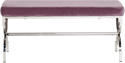 47ED-BEN006-LL Банкетка Garda Decor 47ED-BEN006-LL (Хром/Сиреневый)