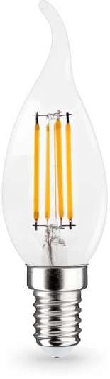 351524 Лампа светодиодная Свеча на ветру CF35 15W 4000K Ambrella Bulbing 351524