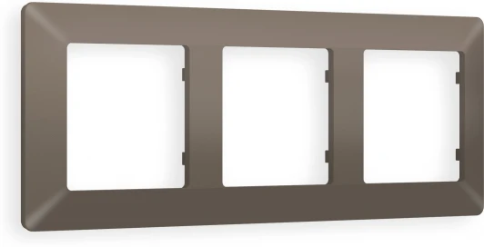 AF110633 Рамка Ambrella Volt ALFA Line (Темная бронза матовый) 3-ая AF110633