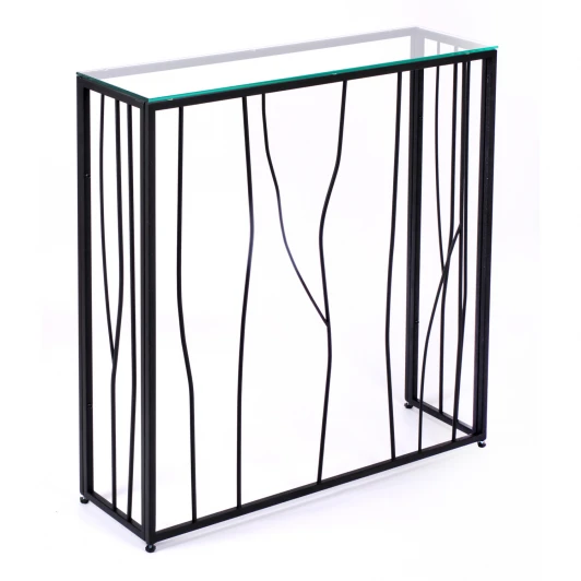 1024-CB clear Консольный стол AllConsoles 1024-CB clear черный муар