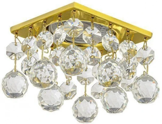 Tayo GU10.5.14.8x8.218 G Встраиваемый светильник хрустальный Dio D'Arte Tayo Gold GU10.5.14.8x8.218 G