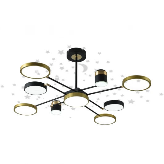 51630 3 Потолочная люстра на штанге светодиодная с ДУ Ritter Notte 51630 3