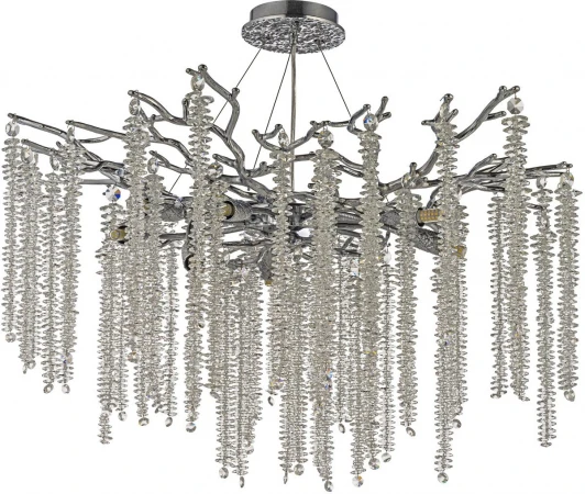 Tavenna H 1.5.76.100 N Подвесная люстра Dio D`arte Tavenna Nickel Tavenna H 1.5.76.100 N (220V, хрусталь, на тросе)