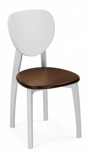 619690 Обеденный стул Woodville Окава (Массив дерева/Белый) арт.619690