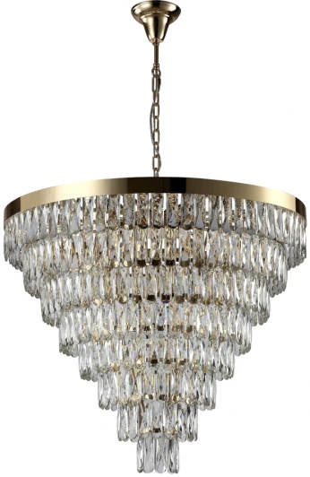 ABIGAIL SP22 D820 GOLD/TRANSPARENT Подвесная люстра Crystal Lux Abigail SP22 D820 GOLD/TRANSPARENT