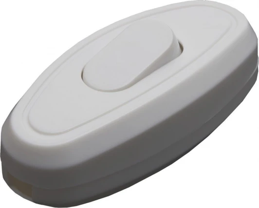 39002 Выключатель на провод (белый) Stekker 39002