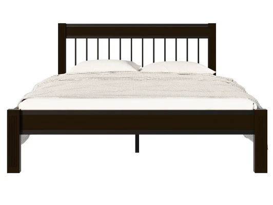 102174 Кровать АГАТА 160, черный/шоколад Форвард Агата 102174