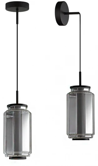 5408/11L Подвесной светильник Odeon Light Jam 5408/11L черный/дымчатый/металл/стекло/акрил LED 11W 3000K 720Лм